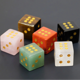 Natural Crystal Stone Lucky Dice