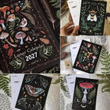 2027 Dark Forest Lunar Wall Calendar 12-Month Moon Phases