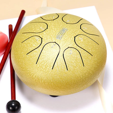 6 Inch Steel Tongue Drum Set Percussion Musical Instrument