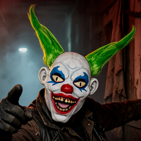 Scary Clown Latex Mask Halloween Cosplay Costume Accessories Props Movie Horror Mask