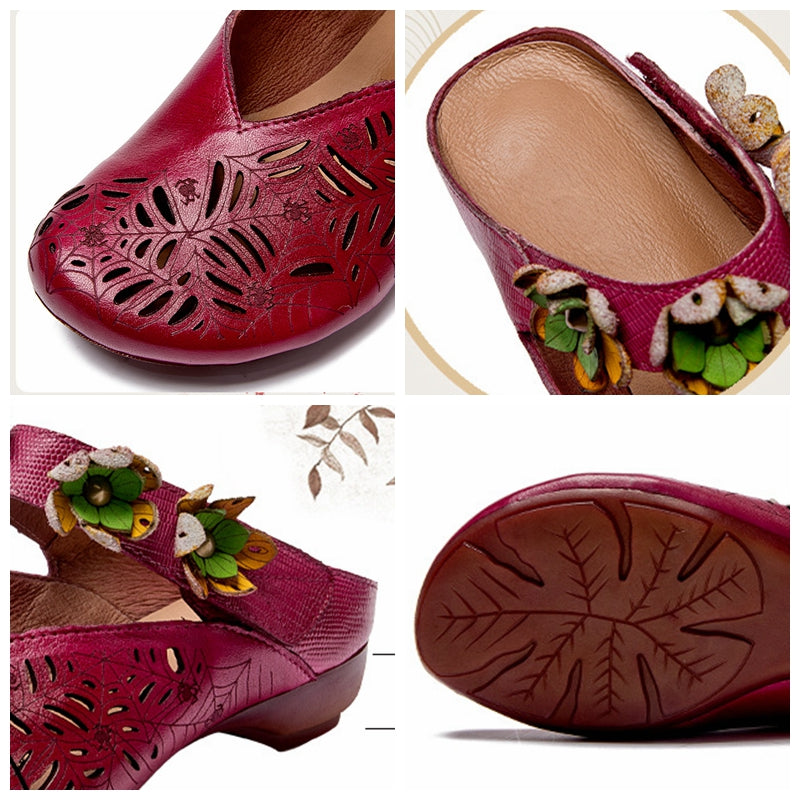 Trollkvinna Maret's Genuine Leather Moccasins Sandals