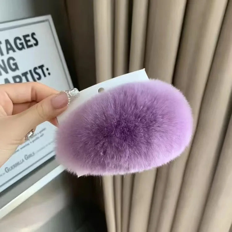 Fluffy Colourful Hair Clips Dopamine Hair Accessories