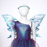 Fairy Elf Costume Wings, Ears, Wand and Hair Wreath Sets