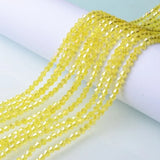 3/4/6mm Rainbow Austria Bicone Crystal Beads AB Colour Faceted Glass Beads for DIY Jewellery Making