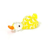 Glass Duck Mini Figurines Tea Pets