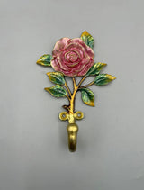 Enamel Flower Decorative Wall Hooks