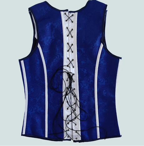 Men's Formal Boned Waistcoat Corset Vest Lace Up Burlesque Performance Stage Costume