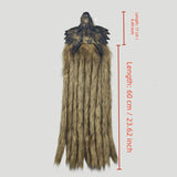 Unisex Viking Faux Fur Headdresses and Wolf Head Masks