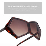 Oversized Futuristic Goggle Sunglasses
