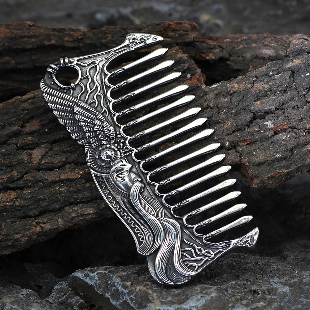 Norse Viking Beard Comb Odin's Raven Viking Gift For Men