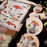 2 Sheet Vintage Mushroom RUB ON Transfer Stickers Junk Journal DIY Album Scrapbooking Craft Stickers