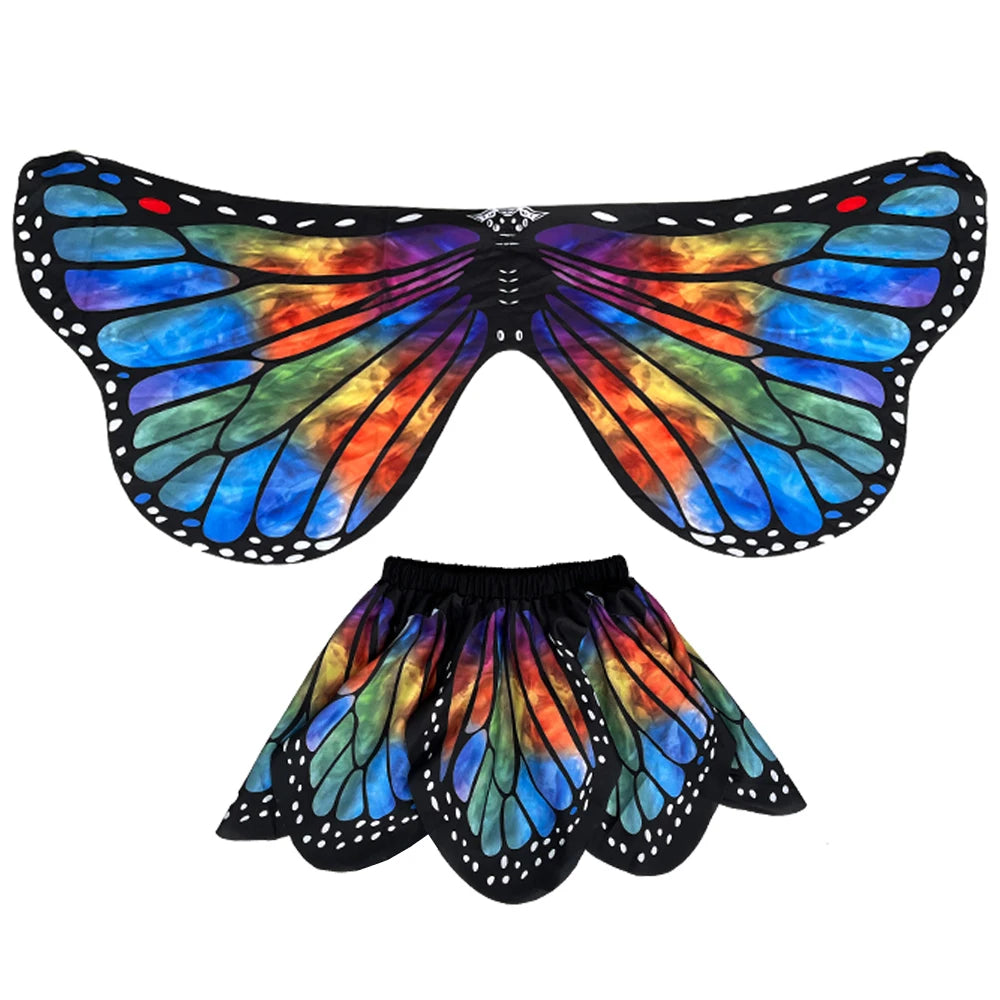 Butterfly Cosplay Wings Costumes Girl Dance Performance Accessories Halloween