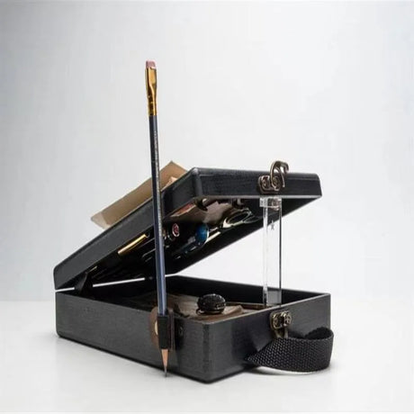 Wandering Writers Artists Wooden Messenger Box Bag Organiser
