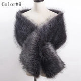 Luna Faux Fur Shawl 42 Colours
