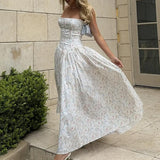 Olivietta's Floral Print Midi Sundress