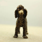 Copper Poodle Figurine Tea Pets