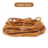 Flat Genuine Leather Cord Rope 3/5mm
