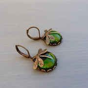 Delightful Dragonfly Drop Earrings