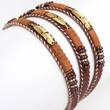 Golden Feather Hat Bands Hand-Wound Hat Belt