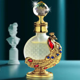 Peacock Perfume Bottle Refillable Essential Oils Potions Bottle