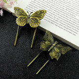 Butterfly Dragonfly Book Clip Bronze Metal Bookmarks