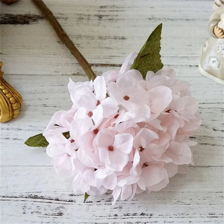 One Bundle Autumn Silk Hydrangea Home Decorative Bridal Bouquet Artificial Flowers