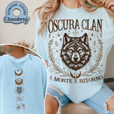 Oscura Clan T-Shirt Unisex Cotton Tee A Morte E Ritorno Zodiac Academy