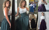 Renaissance Skirt Steampunk Victorian Empire High Waist