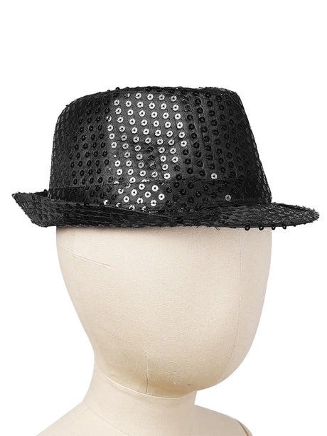 Boys Sequinned Tailcoat Magic Show Jazz Dance Performance Outfit Blazer with Hat