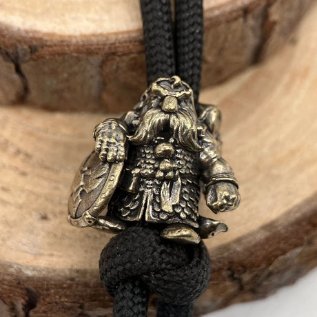 Dwarf Brass Paracord Beads Lanyard Dreadlock Beard Bead