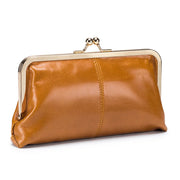 Genuine Leather Long Clutch Wallet Clip Bags Coin Purse