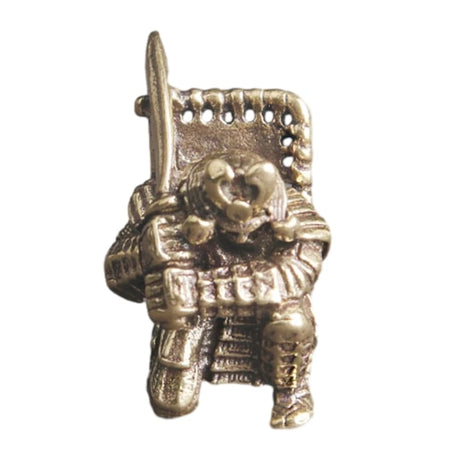 Knights Paracord Beads Brass Charm Dreadlock Beard Bead