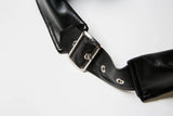 Vampira Draven's Lace-Up Steel Boned PU Corset