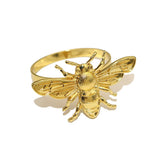 6Pcs Gold Bee Napkin Rings Table Decoration