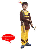 Boys Halloween Cosplay Arabian Indian Prince of Rome Egypt Kids Primitive Pirate Costumes