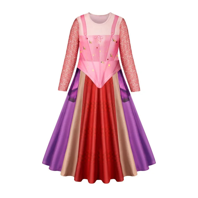 Hocus Pocus Sanderson Sisters Halloween Witch Cosplay Costume