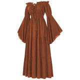 Medieval Folk Cosplay Off Shoulder Dress