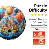 Dream Castle Unique Shape Wooden Jigsaw Puzzles