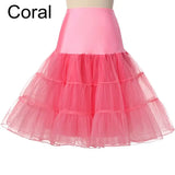 Colourfun Pettiskirts Cosplay Rockabilly Crinoline Underskirt