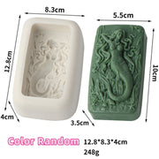 Mermaid Silicone Soap Moulds DIY Ocean Goddess Candle Resin Making Chocolate Mould