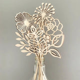 Pick Your Own Wild Flowers Bouquet Wood Craft Project