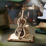 Magic Cello Music Box DIY Wooden Model Kit