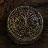 Tree of Life Viking Treasure Chest Jewellery Box
