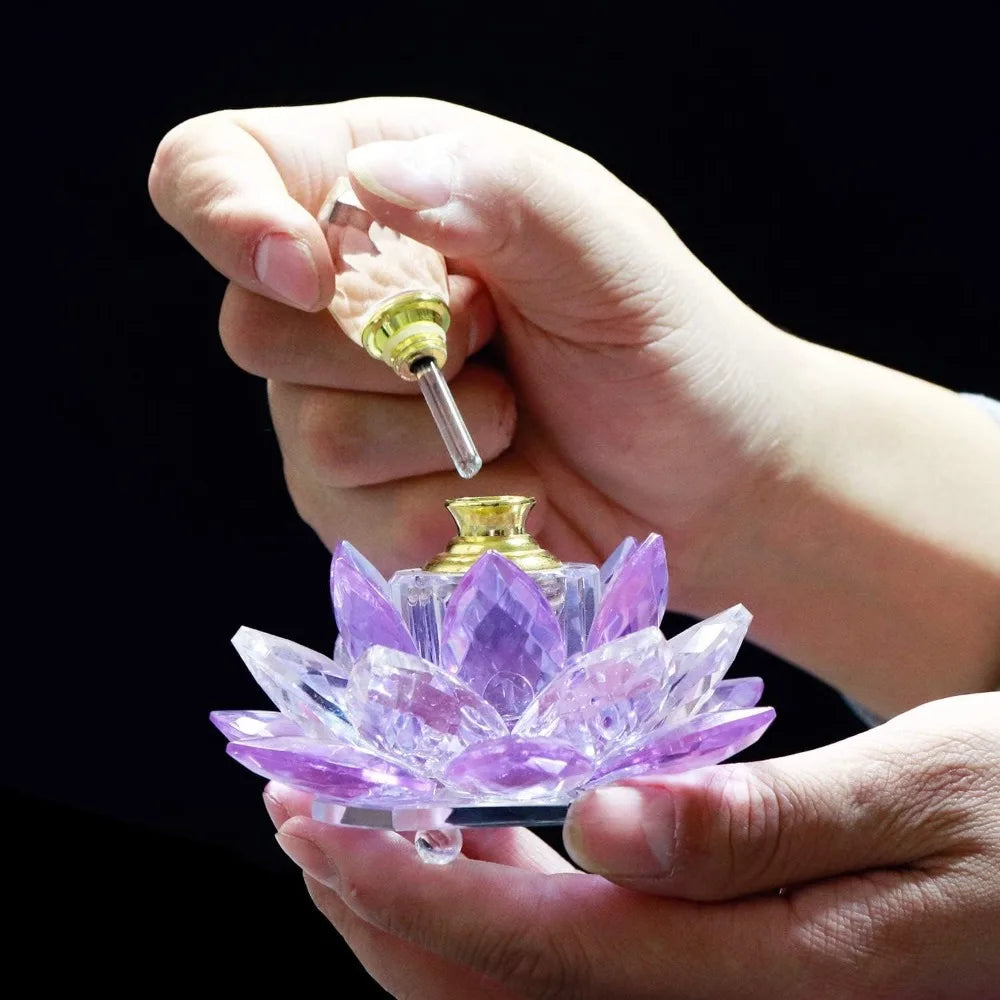 Purple Bloom Refillable Perfume Bottle