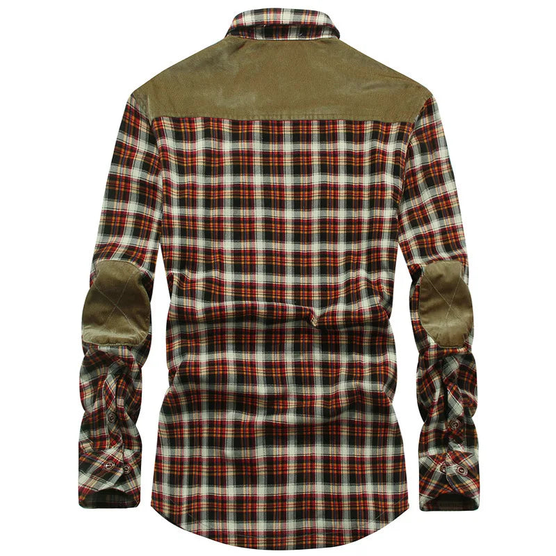 Woodsman Plaid Fleece Shirts Lightweight Jackets