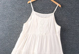 Tilly's Embroidered White Cotton Summer Dress
