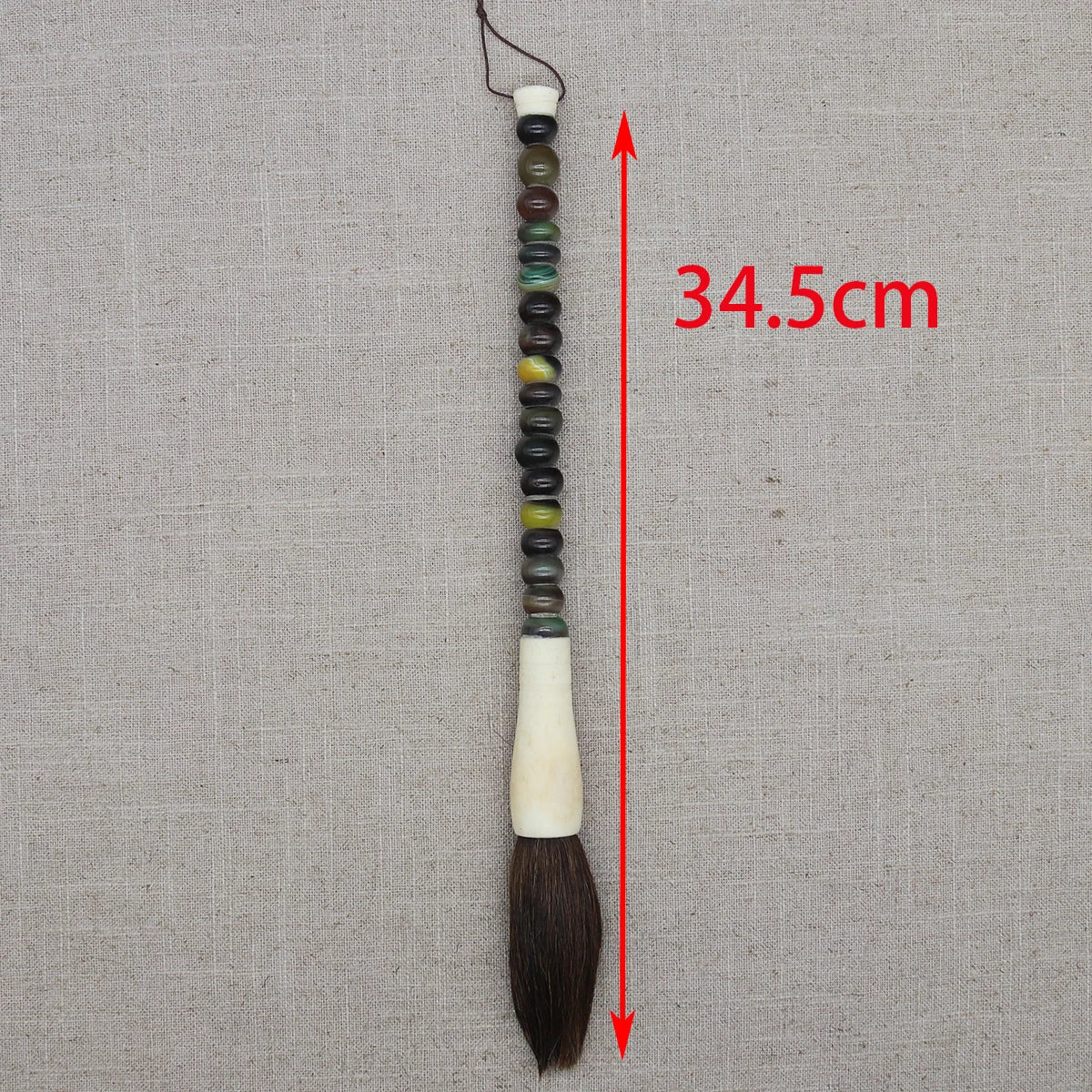 Decorative Pearl and Stone Calligraphy Artist Brushes