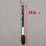 Decorative Pearl and Stone Calligraphy Artist Brushes