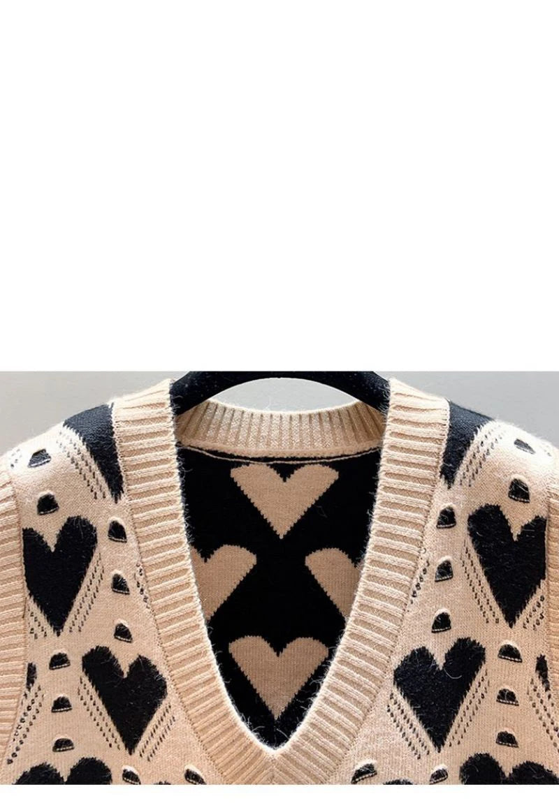 Love Heart Sweater Vest