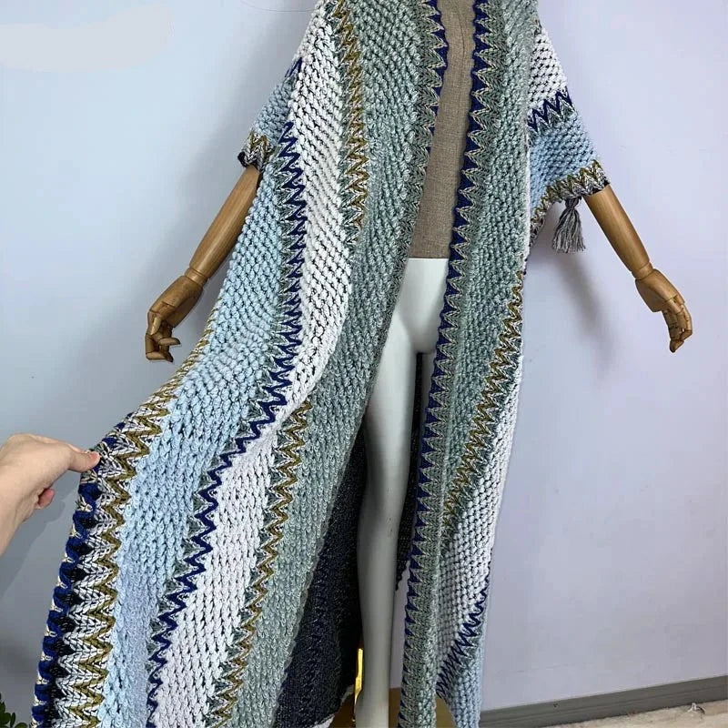 Huggelicious Tassel Knitted Long Cardigans 30 Colours
